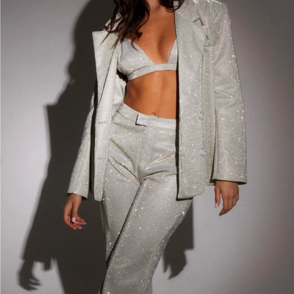 Sla The Label Gold Santorini Trousers Small NWT